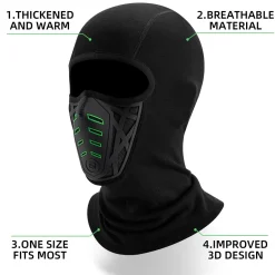 ROCKBROS Balaclava Ski Mask Thermal Windproof Balaclava Mask 3D Design