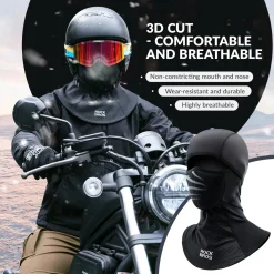 ROCKBROS Balaclava Windproof Thermal Scarf Ski Mask for Men Winter Neck Warmer