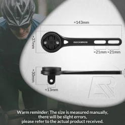 ROCKBROS Bicycle Computer Mount Compatible with Sport Camera Adapter