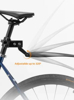 ROCKBROS Bicycle Front and Rear Fender Set - Quick Release, Adjustable