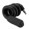 ROCKBROS Bicycle Memory Wire Spiral Steel Cable Lock – Twistable, Durable, Anti-Theft