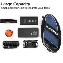 ROCKBROS Bicycle Saddle Bag Under Seat 3D Shell Cycling Seat Pack