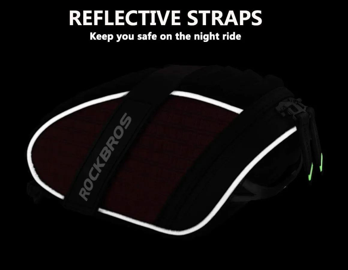 ROCKBROS Bicycle Saddle Bag Under Seat 3D Shell Cycling Seat Pack