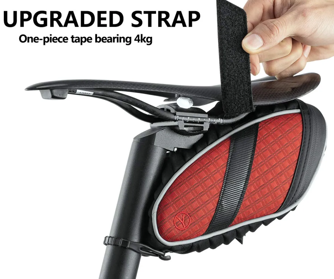 ROCKBROS Bicycle Saddle Bag Under Seat 3D Shell Cycling Seat Pack