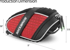 ROCKBROS Bicycle Saddle Bag Under Seat 3D Shell Cycling Seat Pack