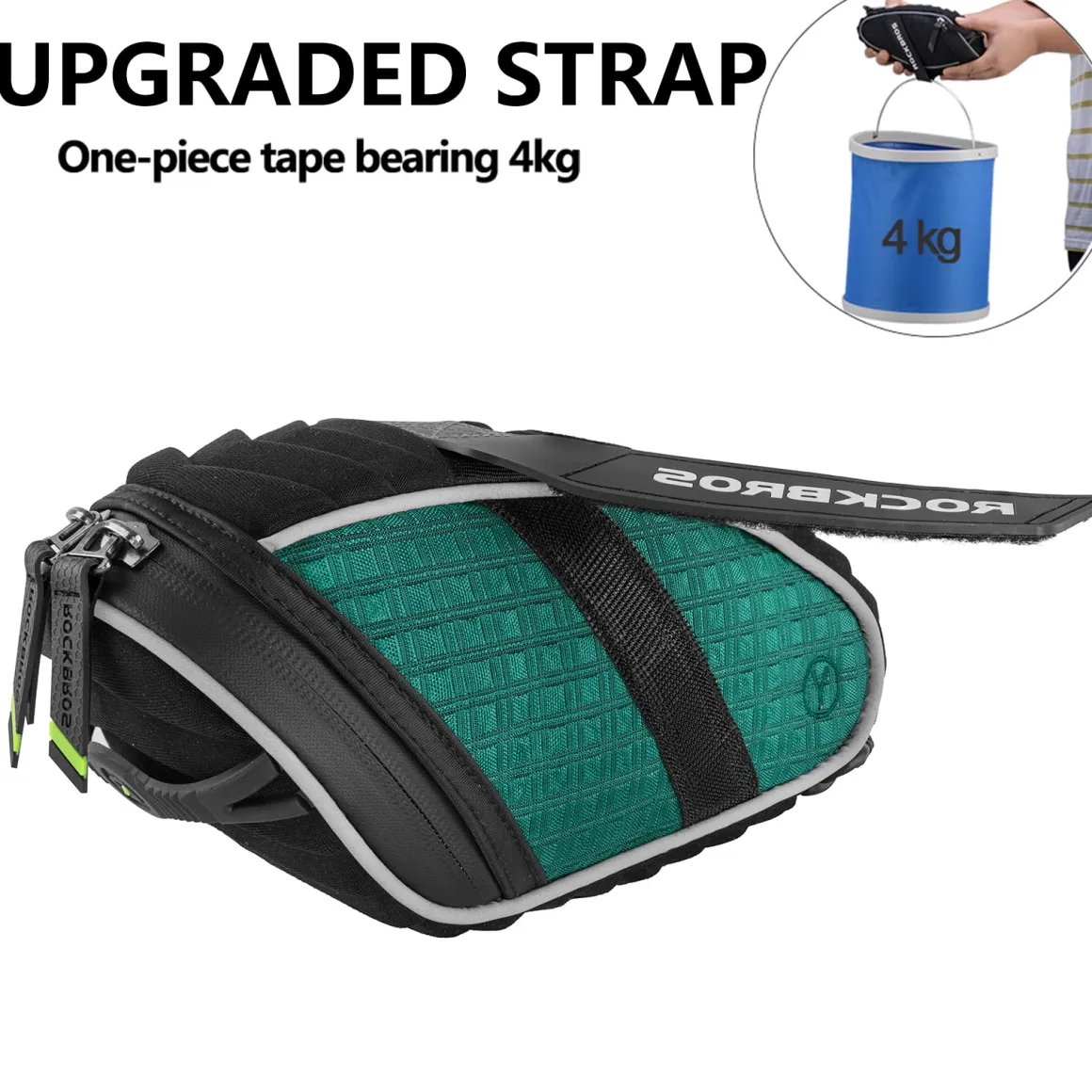 ROCKBROS Bicycle Saddle Bag Under Seat 3D Shell Cycling Seat Pack