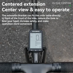 ROCKBROS Bicyle Computer Stand Handlebar Extension Bracket