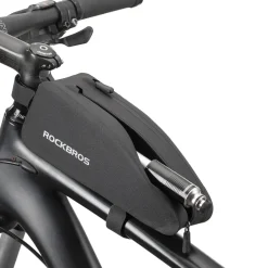 ROCKBROS Bike Bag Top Tube Bike Frame Bag Waterproof Two Zipper Pockets