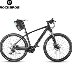 ROCKBROS Bike Bicycle Rear Bag Saddle Bag with Battle Holder