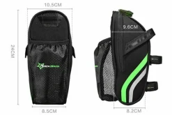 ROCKBROS Bike Bicycle Rear Bag Saddle Bag with Battle Holder