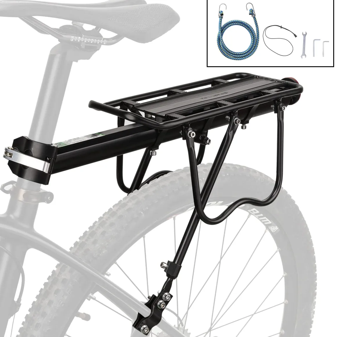 ROCKBROS Bike Cargo Rack Most 165lbs Capacity