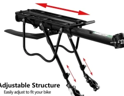 ROCKBROS Bike Cargo Rack Quick Release 110-165 lbs Capacity Universal Fit