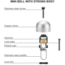 ROCKBROS Bike Classic Bicycle Bell Loud Sound Bells