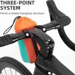 ROCKBROS Bike Cup Holder - Water Bottle Holder Bag with Pocket