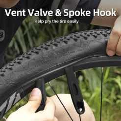 ROCKBROS Bike Foldable Repair Kit 16-in-1 Multi-Function Portable Allen Wrench and Tire Lever