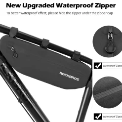 ROCKBROS Bike Frame Bag Waterproof Bike Triangle Bag