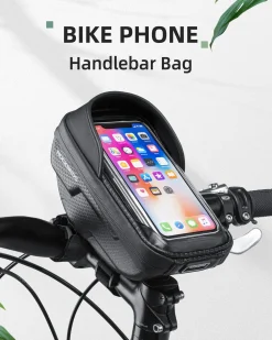 ROCKBROS Bike Front Frame HandlebarWaterproof Bag below 6.5