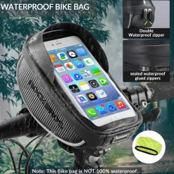 ROCKBROS Bike Front Frame HandlebarWaterproof Bag below 6.5