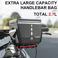 ROCKBROS Bike Handlebar Bag Bicycle Front Storage Bags