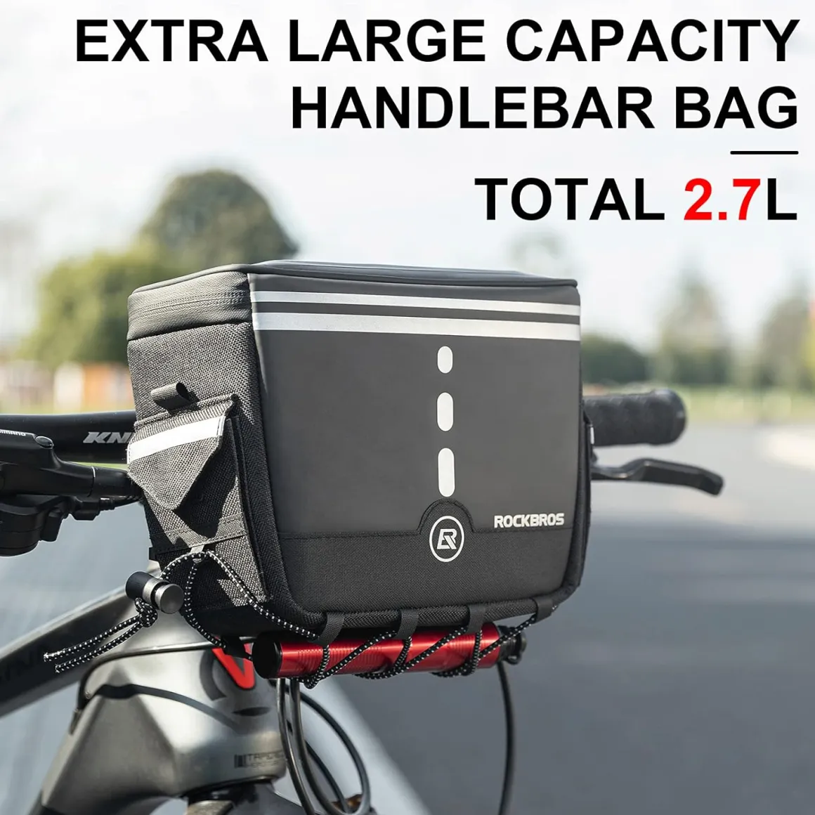 ROCKBROS Bike Handlebar Bag Bicycle Front Storage Bags