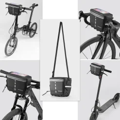 ROCKBROS Bike Handlebar Bag Bicycle Front Storage Bags