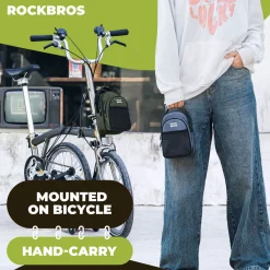 ROCKBROS Bike Handlebar Bag 1.8L For Folding Bike