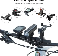 ROCKBROS Bike Handlebar Extender Double Lightweight Durable