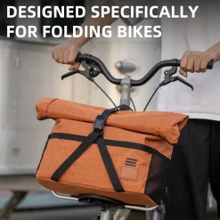 ROCKBROS Bike Handlebar Folding Bike Bag Bike Accessories Bike Storage 8L-10L