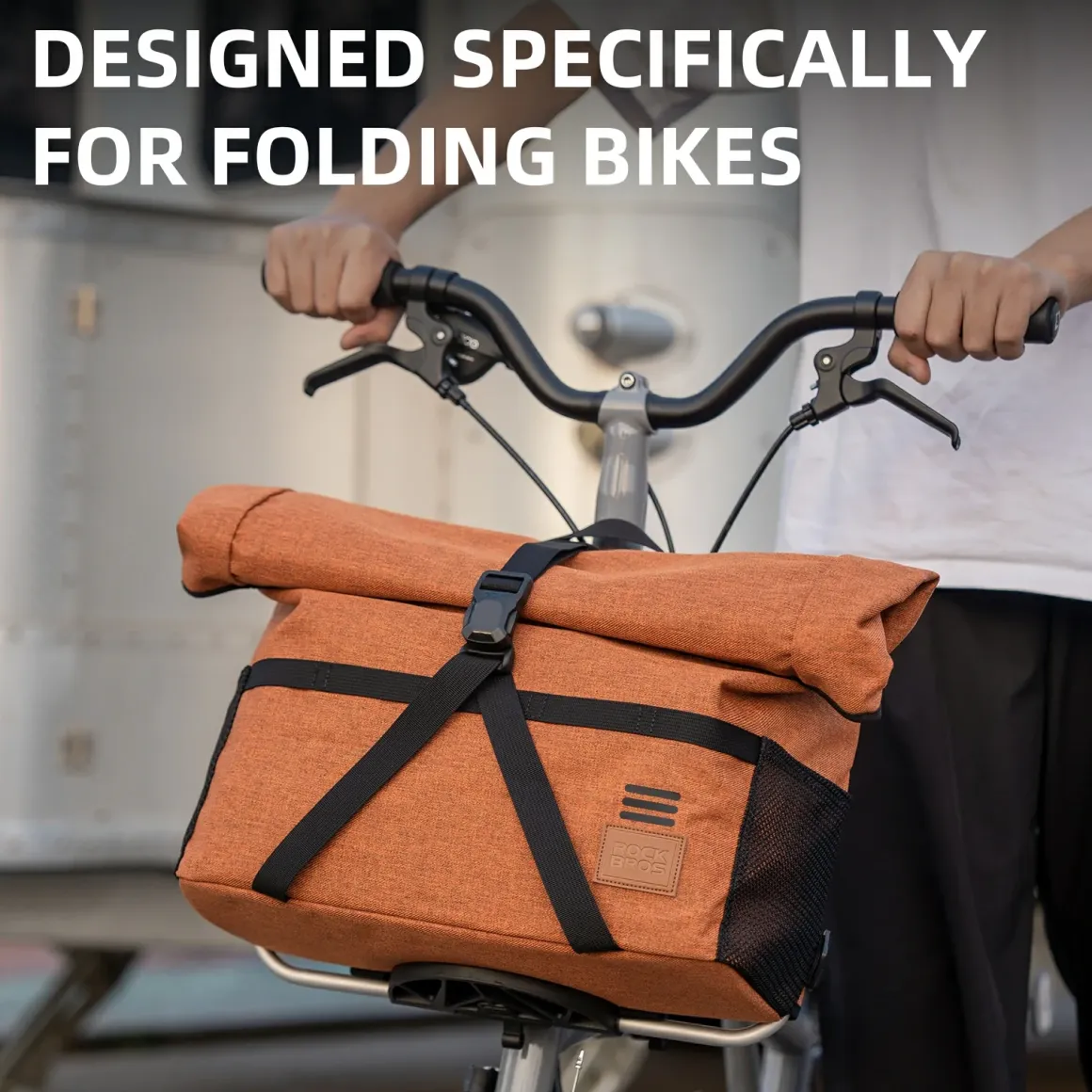 ROCKBROS Bike Handlebar Folding Bike Bag Bike Accessories Bike Storage 8L-10L