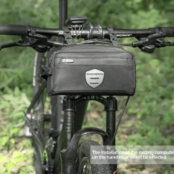 ROCKBROS Bike Handlebar Front Frame Bag with Removable Shoulder Strap for Cycling