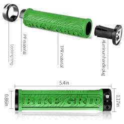 ROCKBROS Bike Handlebar Grips Double Lock-on MTB Bicycle Handle Bar Grips
