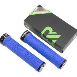 ROCKBROS Bike Handlebar Grips Double Lock-on MTB Bicycle Handle Bar Grips