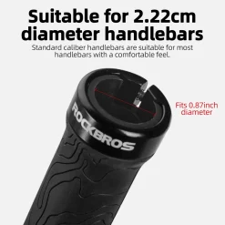 ROCKBROS Bike Handlebar Grips Double Lock-on MTB Bicycle Handle Bar Grips