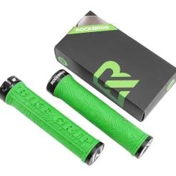 ROCKBROS Bike Handlebar Grips Double Lock-on MTB Bicycle Handle Bar Grips