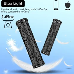 ROCKBROS Bike Handlebar Grips Double Lock-on Non-Slip Grips for MTB, BMX 22.2mm