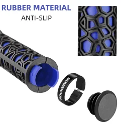 ROCKBROS Bike Handlebar Grips Double Lock-on Non-Slip Grips for MTB, BMX 22.2mm