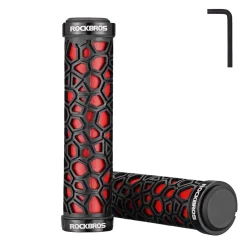 ROCKBROS Bike Handlebar Grips Double Lock-on Non-Slip Grips for MTB, BMX 22.2mm