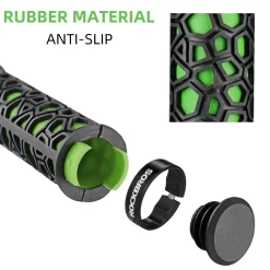 ROCKBROS Bike Handlebar Grips Double Lock-on Non-Slip Grips for MTB, BMX 22.2mm