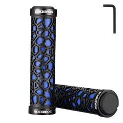 ROCKBROS Bike Handlebar Grips Double Lock-on Non-Slip Grips for MTB, BMX 22.2mm