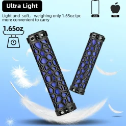 ROCKBROS Bike Handlebar Grips Double Lock-on Non-Slip Grips for MTB, BMX 22.2mm