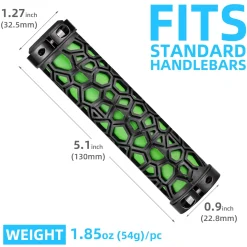 ROCKBROS Bike Handlebar Grips Double Lock-on Non-Slip Grips for MTB, BMX 22.2mm