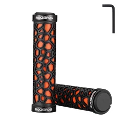 ROCKBROS Bike Handlebar Grips Double Lock-on Non-Slip Grips for MTB, BMX 22.2mm