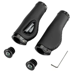 ROCKBROS Bike Handle Grips Ergonomics Design Soft Gel Dual Lock