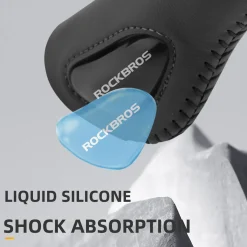 ROCKBROS Bike Handle Grips Ergonomics Design Soft Gel Dual Lock