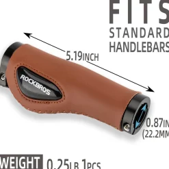 ROCKBROS Bike Handle Grips Ergonomics Design Soft Gel Dual Lock