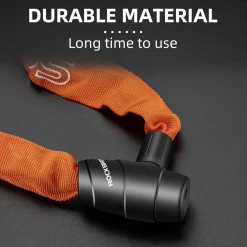 ROCKBROS Bike Lock Chain Bicycle Lock, Heavy Duty Anti Theft