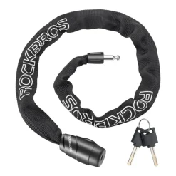 ROCKBROS Bike Lock Chain Bicycle Lock, Heavy Duty Anti Theft