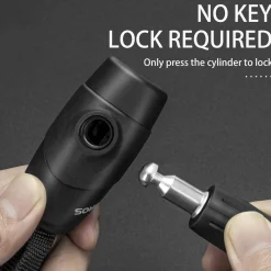 ROCKBROS Bike Lock Chain Bicycle Lock, Heavy Duty Anti Theft