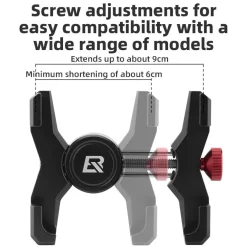 ROCKBROS Bike Phone Holder, Aluminum Handlebar Mount for 4.7-7.1