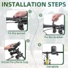 ROCKBROS Bike Phone Mount Bag 270°Rotatable Quick Release Bike Phone Holder Handlebar Bag